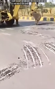 रायपुर में अच्छी सड़कों को तोड़ने पर उठे सवाल, लोग बोले